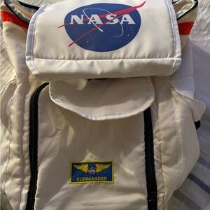 Roma White and Blue NASA Kids Backpack